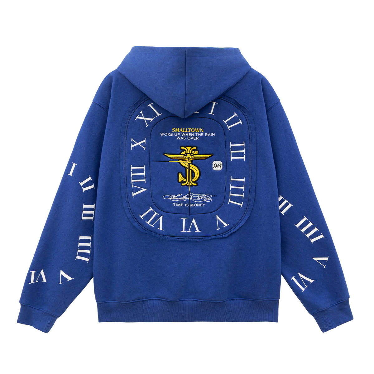 STK SmallTownKid Timepiece Dialect Cardigan Sweatshirt American Hoodie Personalized Printed Trendy Brand