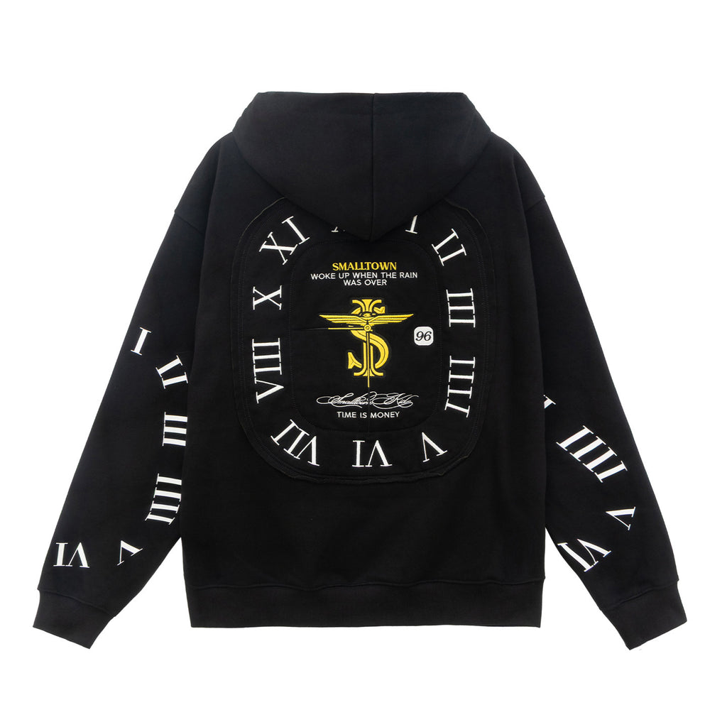 STK SmallTownKid Timepiece Dialect Cardigan Sweatshirt American Hoodie Personalized Printed Trendy Brand