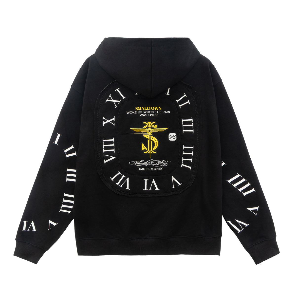STK SmallTownKid Timepiece Dialect Cardigan Sweatshirt American Hoodie Personalized Printed Trendy Brand