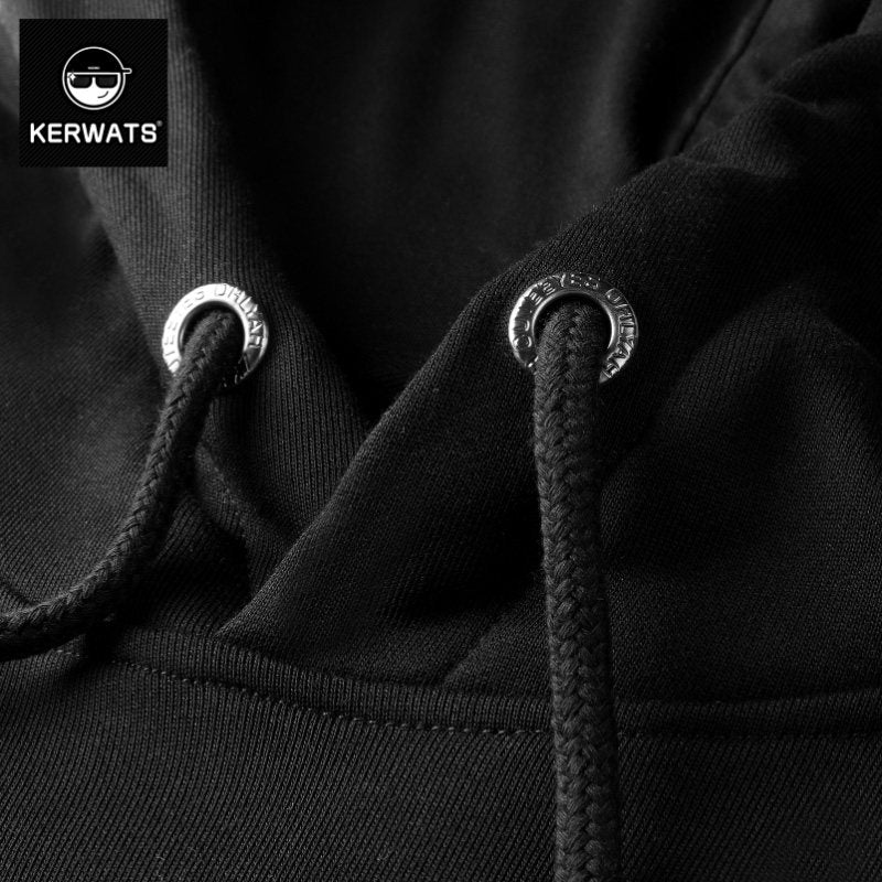KERWATS Plus Size Trendy Japanese Smiley Face Graphic Print Knit Sweater Fat Plus Plus Couple Hooded Sweatshirt Men