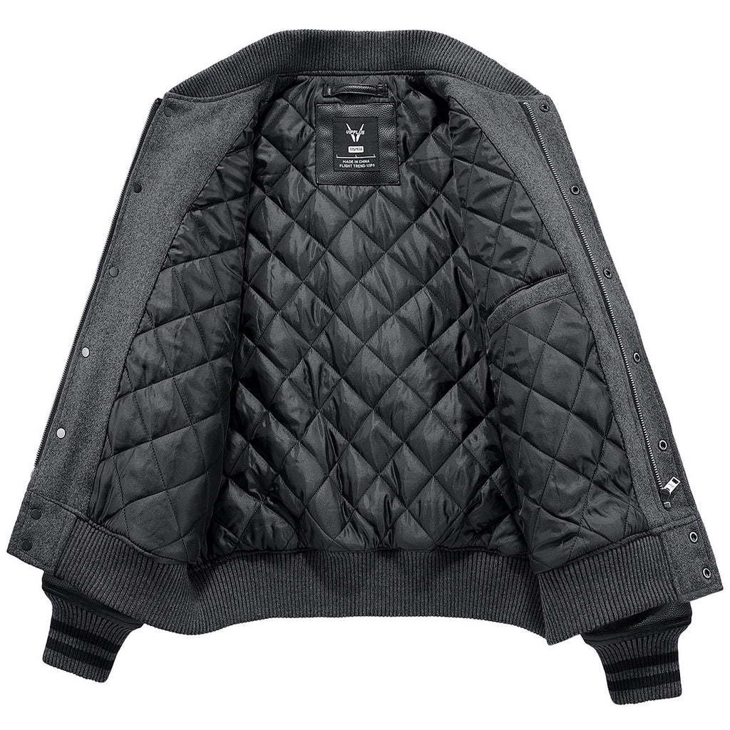 BEASTKING - Embroidered Baseball Jacket