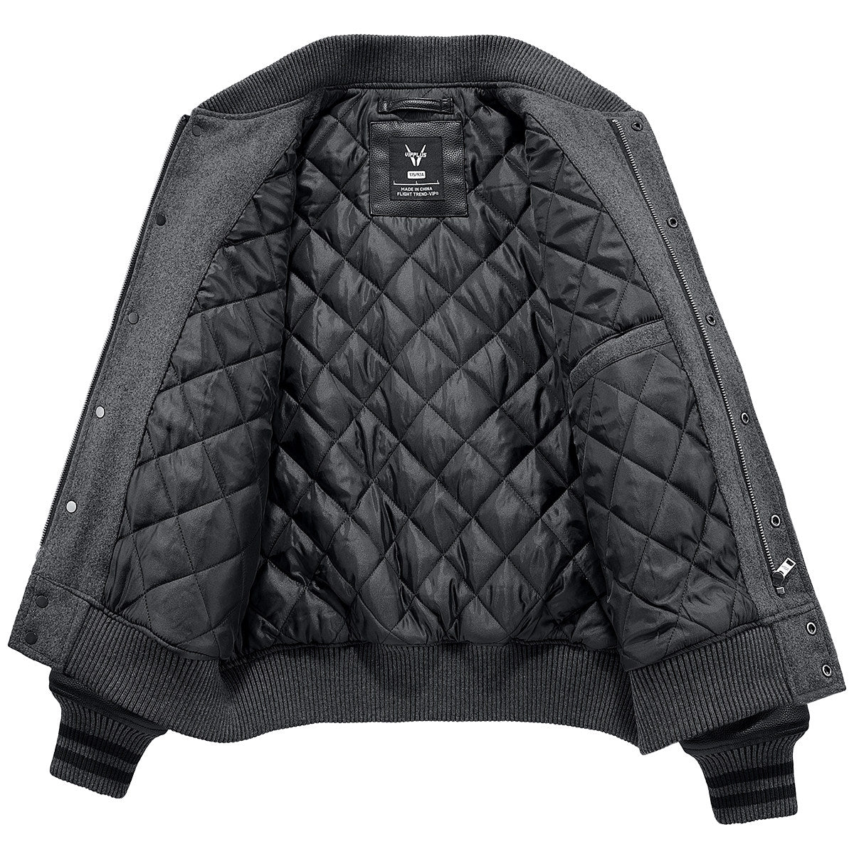 BEASTKING - Embroidered Baseball Jacket