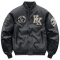 BEASTKING - Embroidered Baseball Jacket