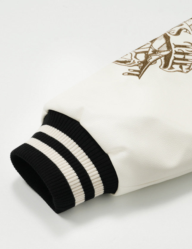 AMBITION - Embroidered Baseball Jacket
