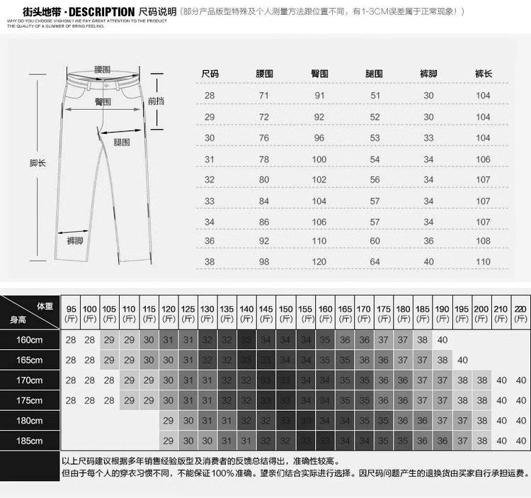 D Jeans Skinny Ripped Jeans American High Street Star Patch Slim Fit Men's Pants Jeans